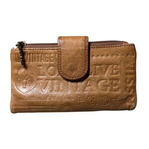 Fossil Long Live Fossil Genuine Leather Wallet